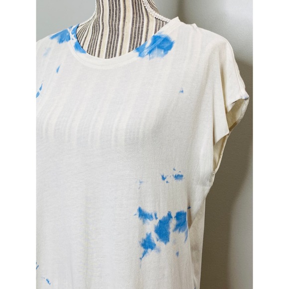 Raquel Allegra Tie Dye Tee Shirt Dress Women 0 Small Casual Luxe Festival Boho - Picture 6 of 7